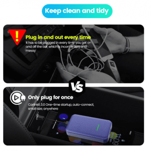 Wired To Wireless Android Auto and Apple Carplay Kit Carlinkit CPC200-CP2A 4.0