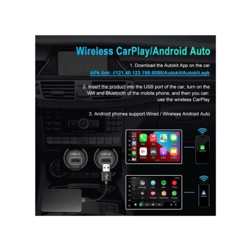 Carlinkit CPC200-CCPA Wireless For Android Auto For CarPlay Kit (No Mic) - Image 3